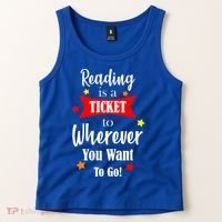 Reading Is A Ticket To Where Ever You Want To Go Tank Top thumb 2