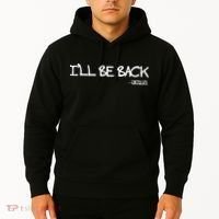 Religious I'll Be Back Jesus Funny Christian Hoodie thumb 2