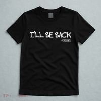 Religious I'll Be Back Jesus Funny Christian T-Shirt thumb 5