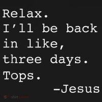 Relax I'll Be Back Jesus Quote Funny Christian Jesus Women's Hoodie thumb 2