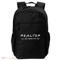 Realtor I'll be there for you Real Estate Agent Gift Backpack thumb 0