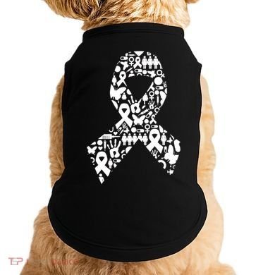 Ribbon Of Support Breast Cancer Doggie Tank