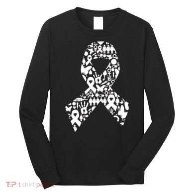 Ribbon Of Support Breast Cancer Long Sleeve Shirt