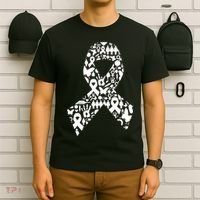 Ribbon Of Support Breast Cancer T-Shirt thumb 6
