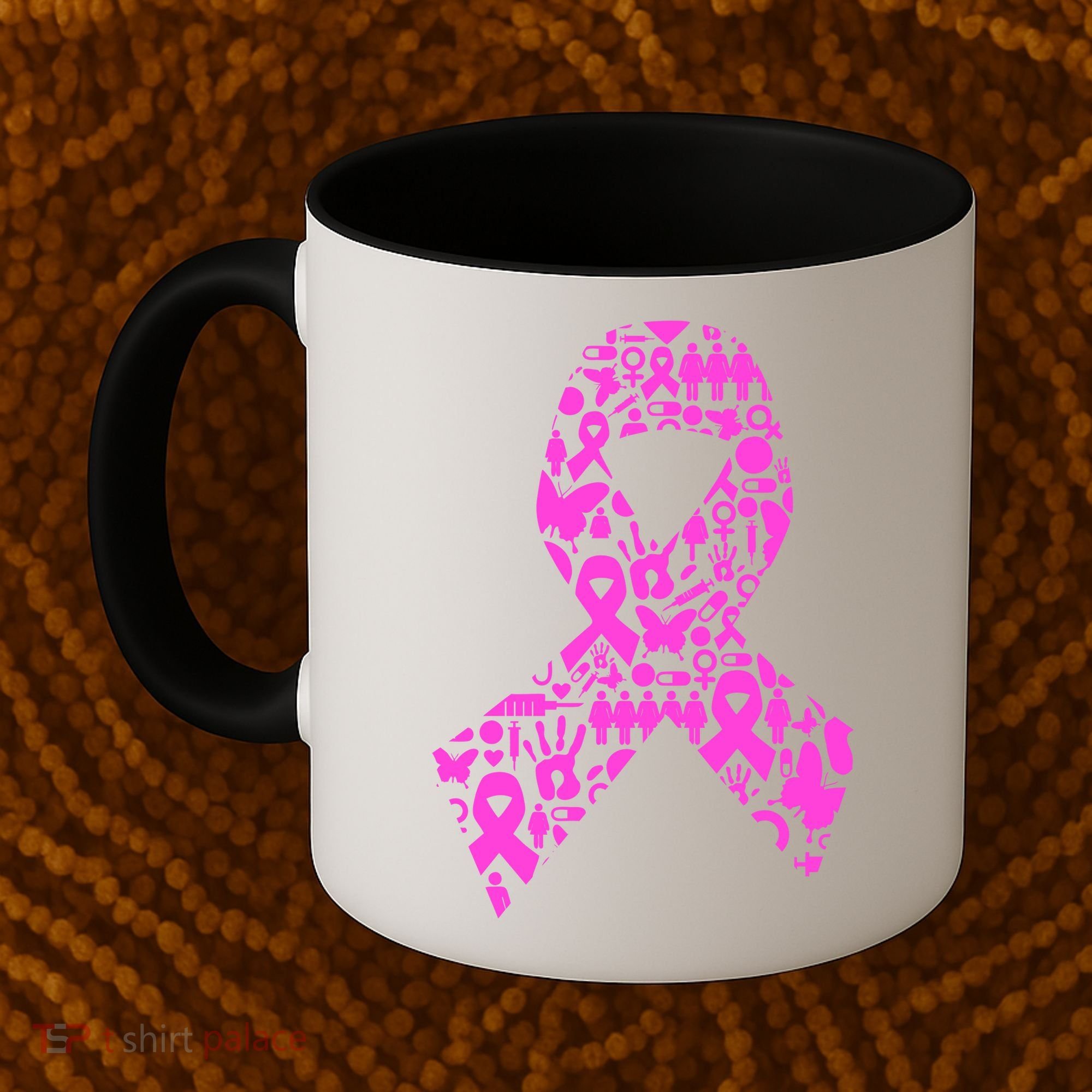 Ribbon Of Support Breast Cancer Coffee Mug