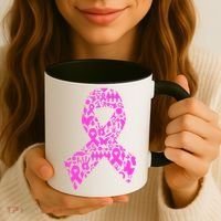 Ribbon Of Support Breast Cancer Coffee Mug thumb 3