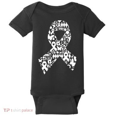 Ribbon Of Support Breast Cancer Baby Bodysuit