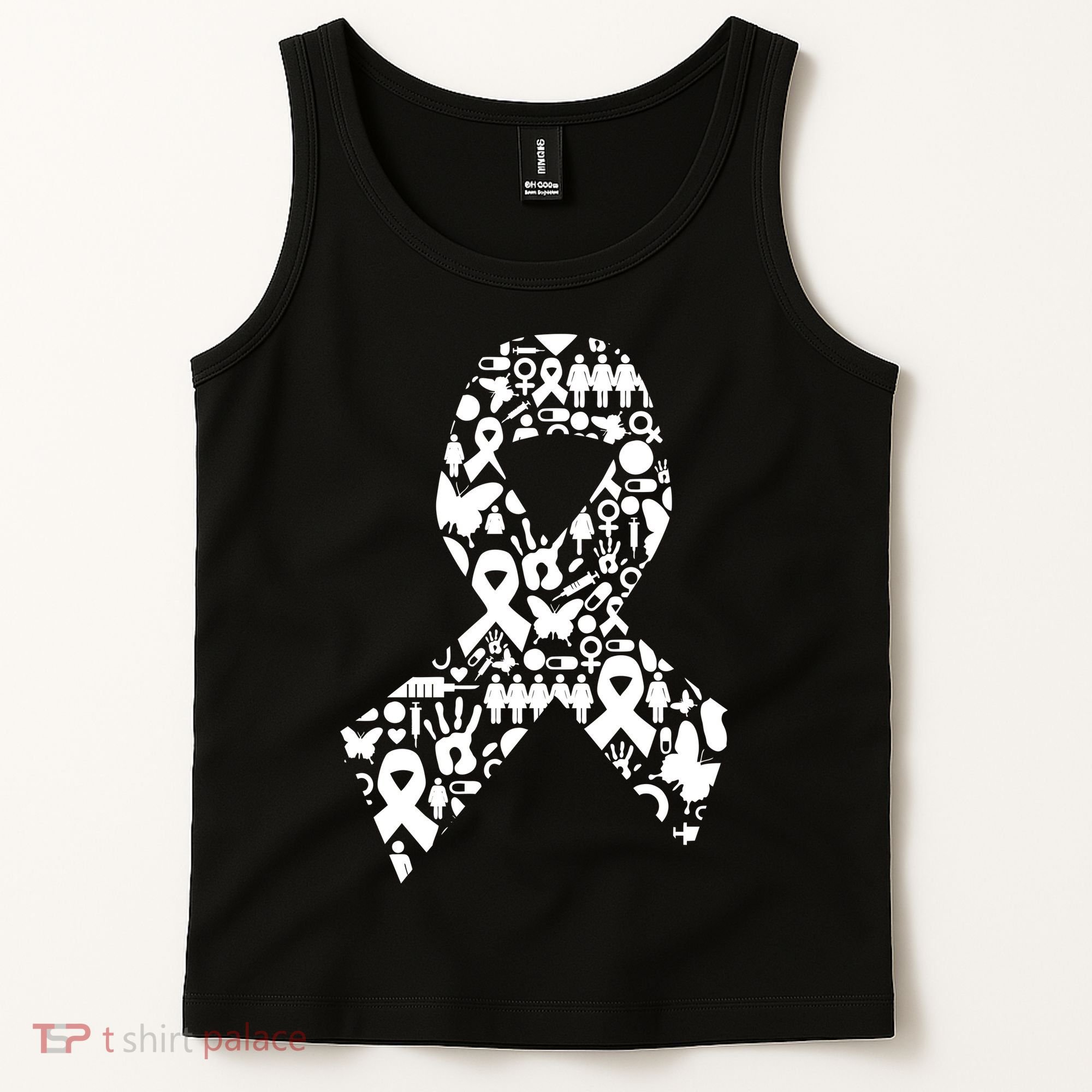Ribbon Of Support Breast Cancer Tank Top