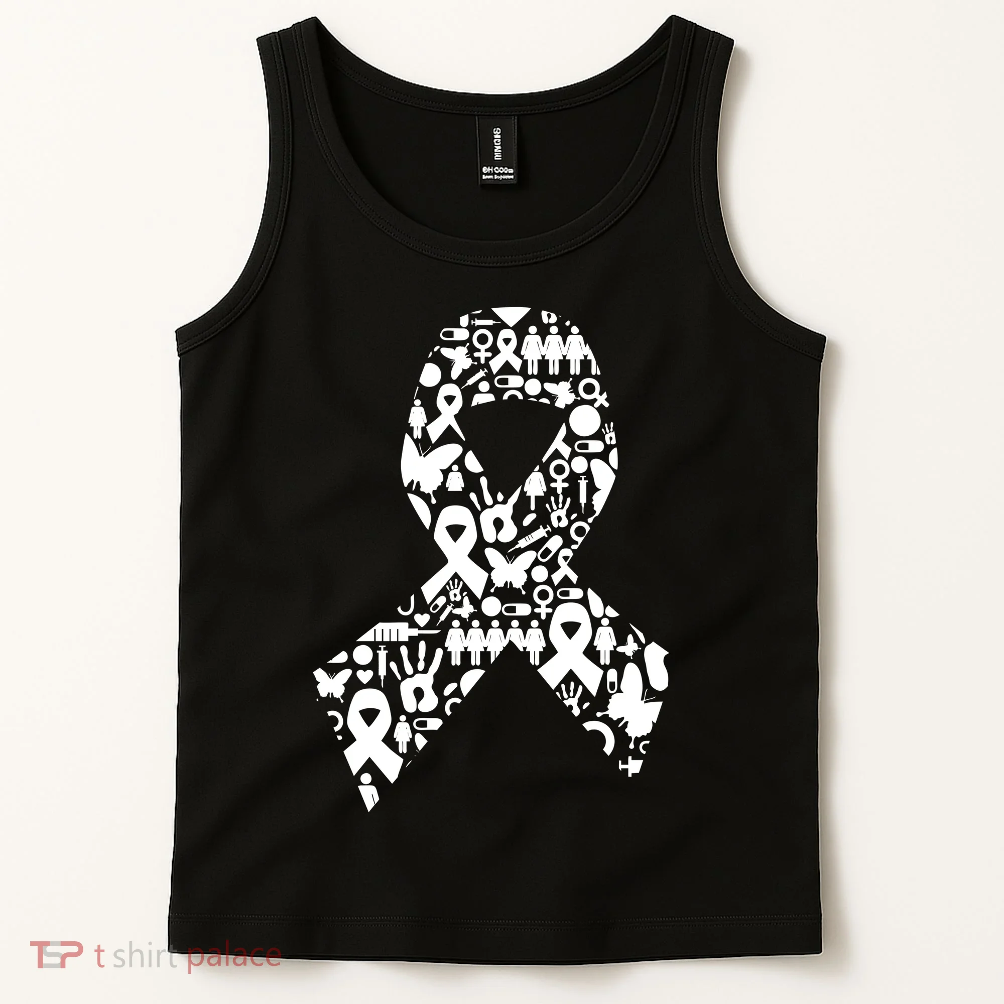 Ribbon Of Support Breast Cancer Tank Top
