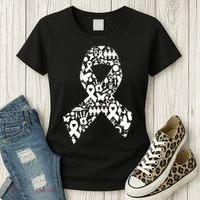 Ribbon Of Support Breast Cancer Women's T-Shirt thumb 3