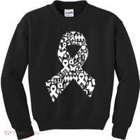 Ribbon Of Support Breast Cancer Kids Sweatshirt thumb 0