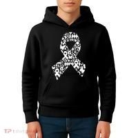Ribbon Of Support Breast Cancer Kids Hoodie thumb 4