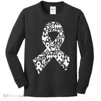 Ribbon Of Support Breast Cancer Kids Long Sleeve Shirt thumb 0