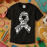 Ribbon Of Support Breast Cancer Kids T-Shirt thumb 3