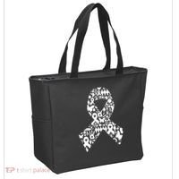 Ribbon Of Support Breast Cancer Tote Bag thumb 2