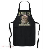 Rage Is Consuming Me Cute Coquette Bow Kawaii Cat Meme Apron thumb 0