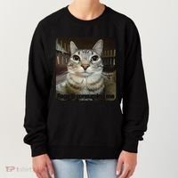 Rage Is Consuming Me Funny Meme Cat Joke Cat Lovers Women's Sweatshirt thumb 0