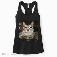 Rage Is Consuming Me Funny Meme Cat Joke Cat Lovers Women's Tank Top thumb 0
