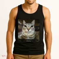 Rage Is Consuming Me Funny Meme Cat Joke Cat Lovers Tank Top thumb 3