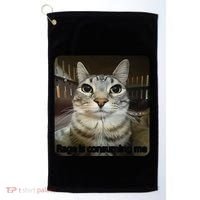 Rage Is Consuming Me Funny Meme Cat Joke Cat Lovers Golf Towel thumb 0