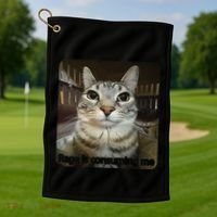 Rage Is Consuming Me Funny Meme Cat Joke Cat Lovers Golf Towel thumb 1