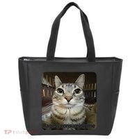 Rage Is Consuming Me Funny Meme Cat Joke Cat Lovers Tote Bag thumb 0