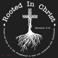 Rooted In Christ Christianity Quote Beanie thumb 2