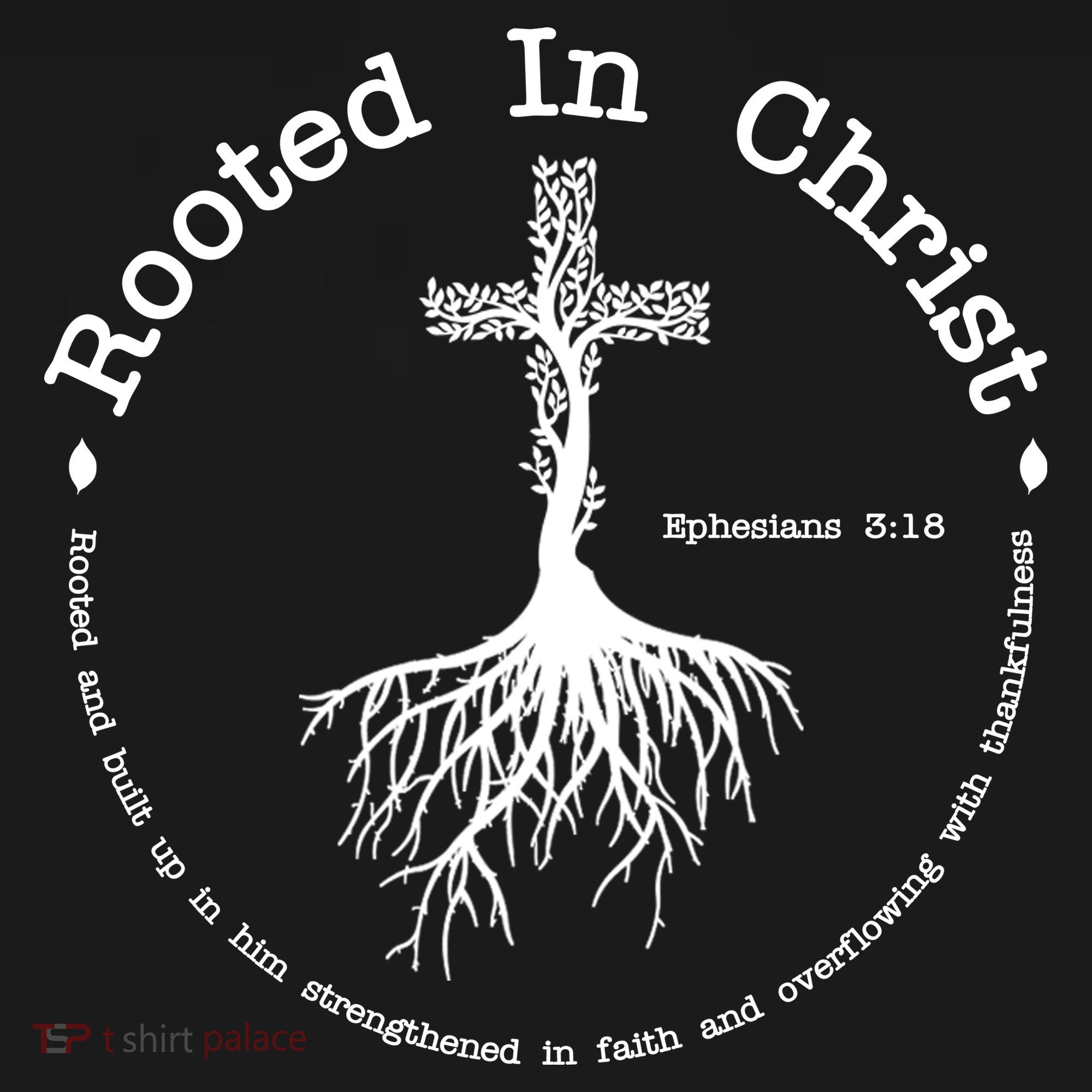 Rooted In Christ Christianity Quote Women's Tank Top