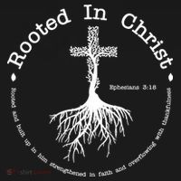 Rooted In Christ Christianity Quote Baby Bodysuit thumb 2
