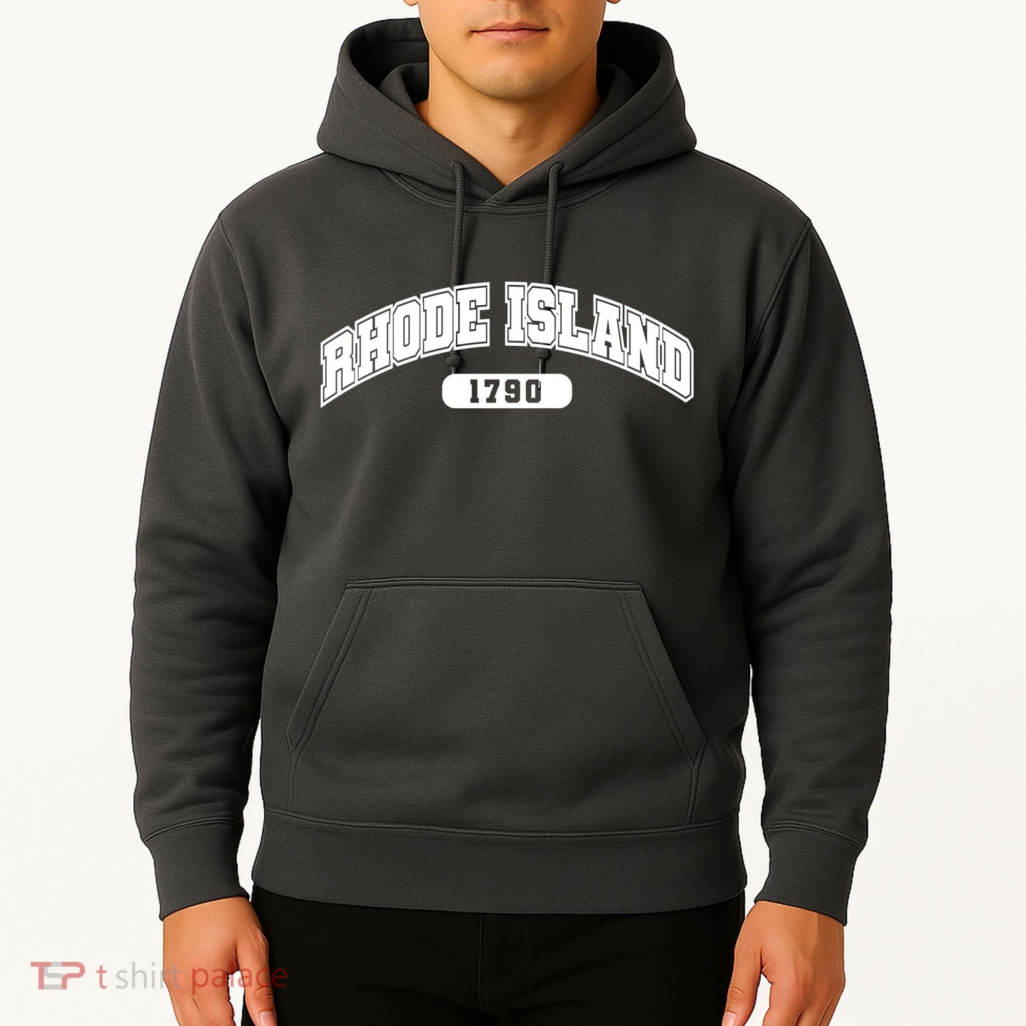 Rhode Island Collegiate Style 1790 Hoodie