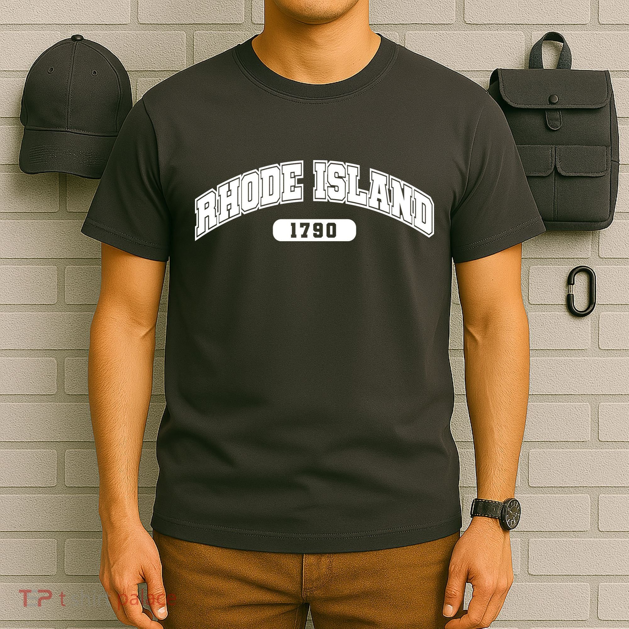 Rhode Island Collegiate Style 1790 T-Shirt