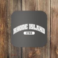 Rhode Island Collegiate Style 1790 Coaster thumb 0
