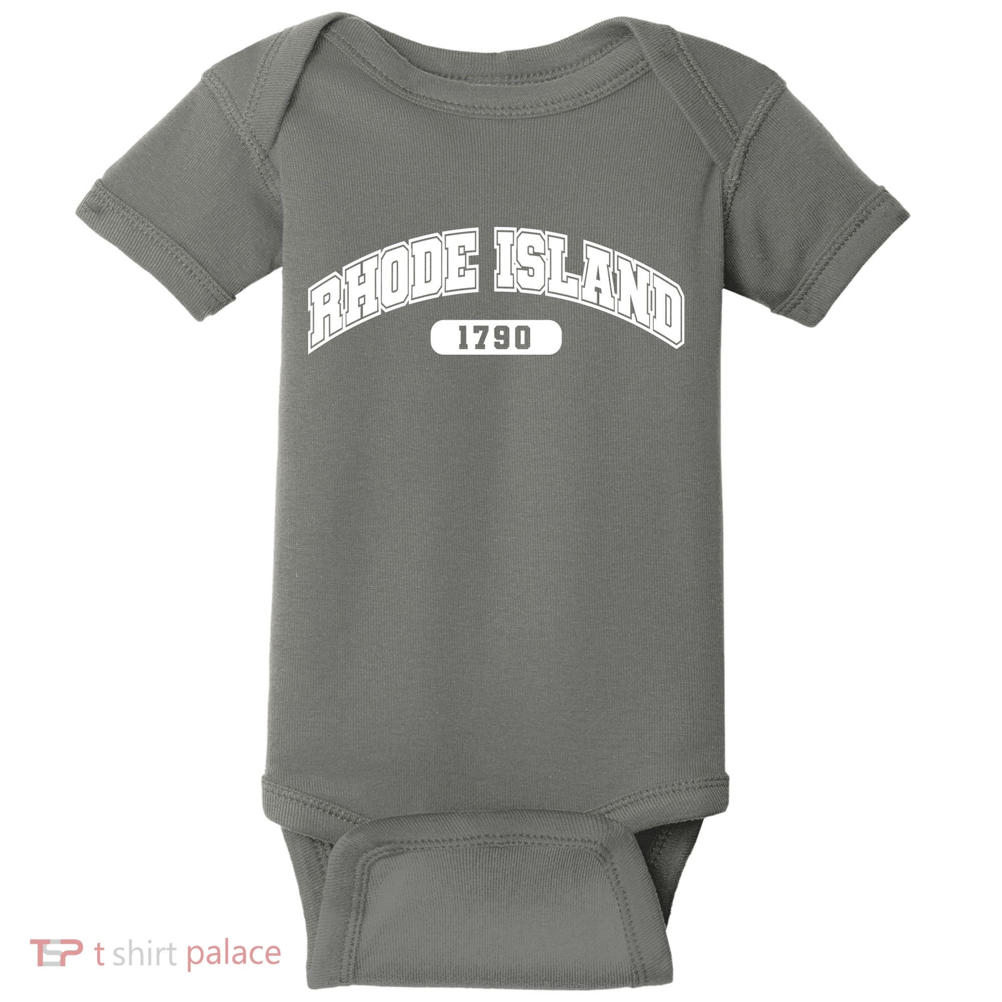 Rhode Island Collegiate Style 1790 Baby Bodysuit
