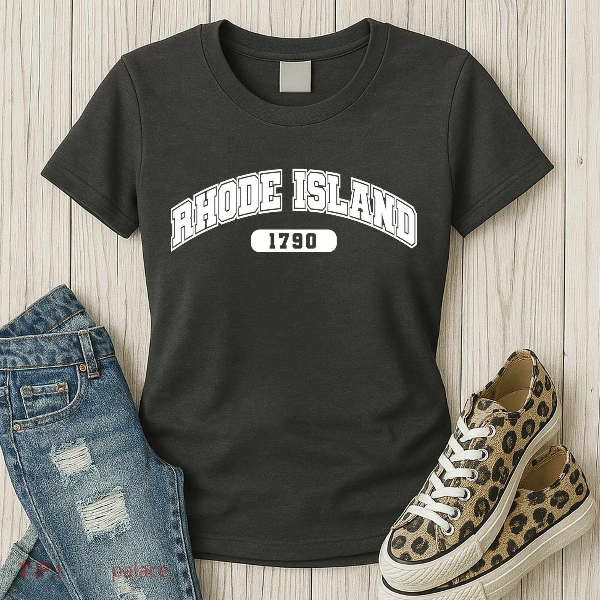 Rhode Island Collegiate Style 1790 Women's T-Shirt