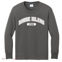 Rhode Island Collegiate Style 1790 Kids Long Sleeve Shirt thumb 0