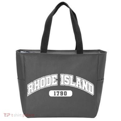 Rhode Island Collegiate Style 1790 Tote Bag