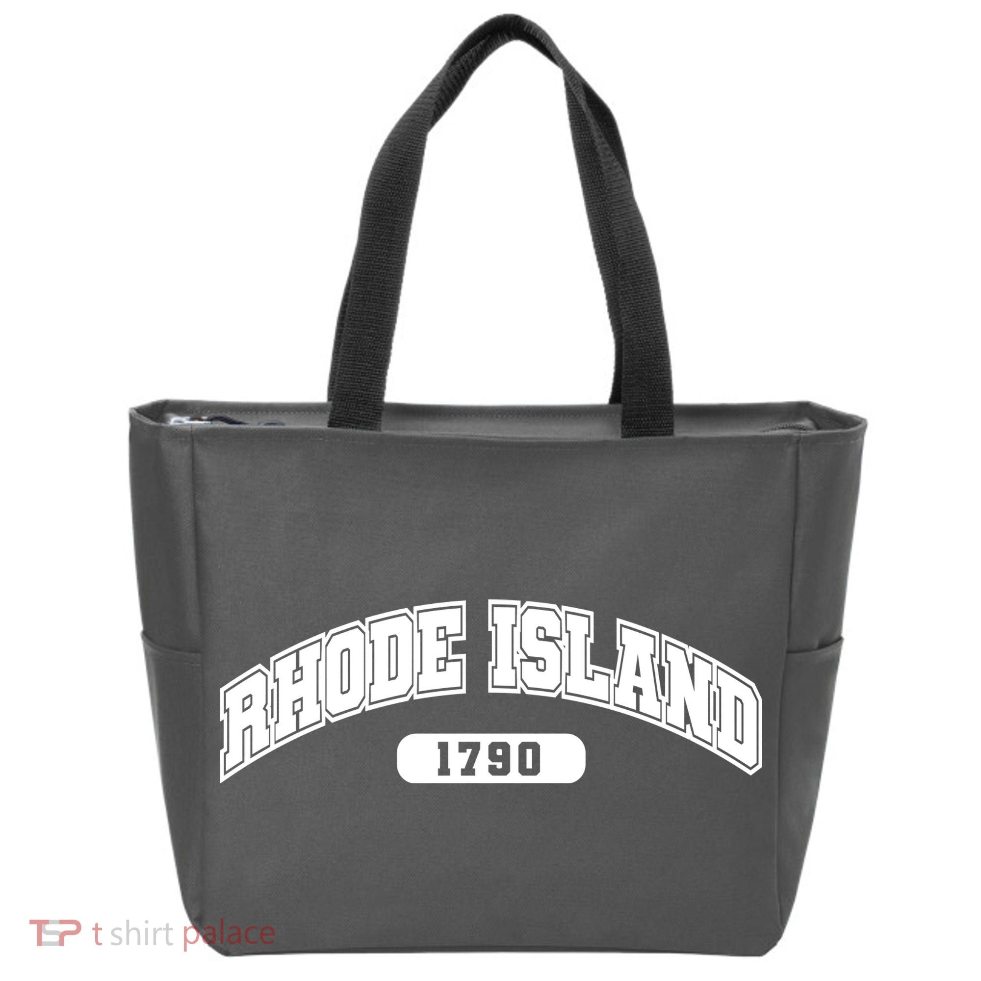 Rhode Island Collegiate Style 1790 Tote Bag