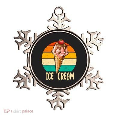 Retro Ice Cream Cone Vintage Ice Cream Lovers Ornament
