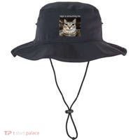 Rage Is Consuming Me Silly Staring Cat Meme Bucket Hat thumb 0