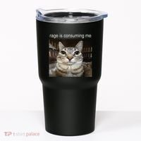 Rage Is Consuming Me Silly Staring Cat Meme Tumbler thumb 0