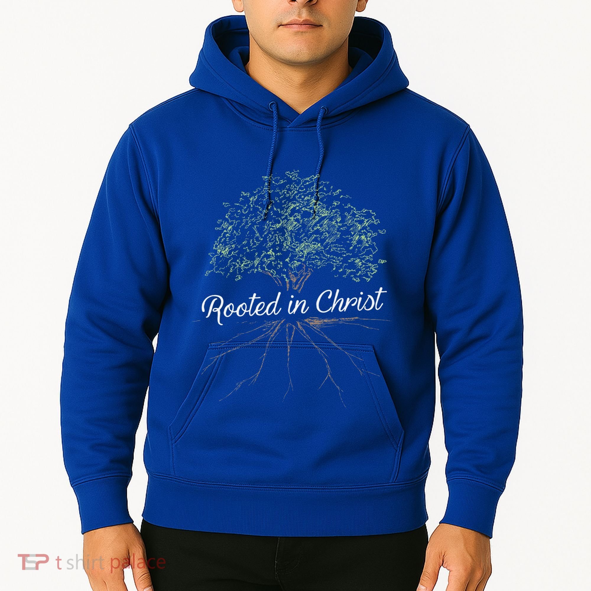 Rooted In Christ Christian Jesus Hoodie