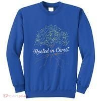 Rooted In Christ Christian Jesus Sweatshirt thumb 0