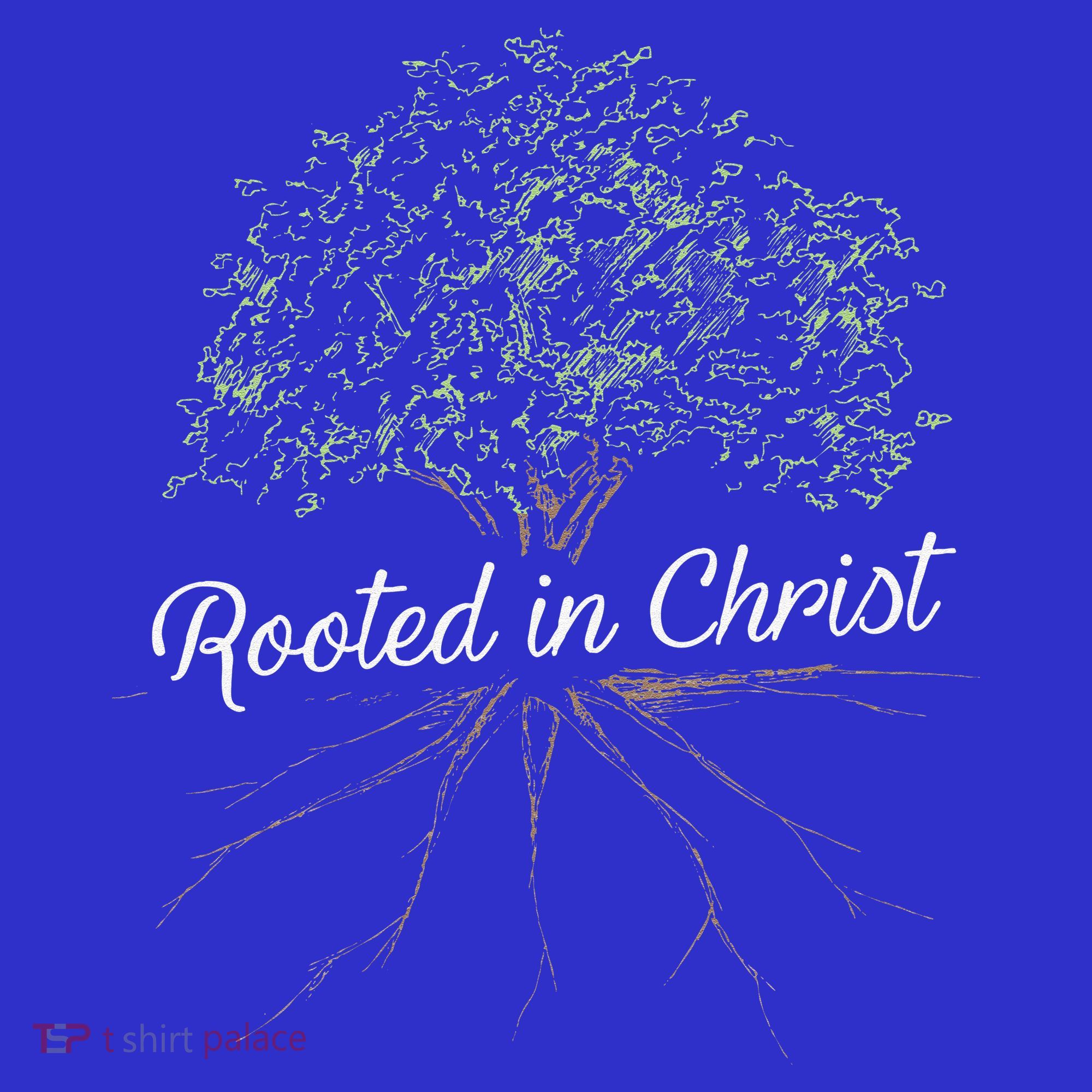 Rooted In Christ Christian Jesus T-Shirt