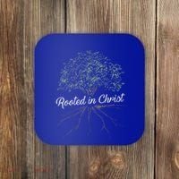 Rooted In Christ Christian Jesus Coaster thumb 0