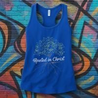 Rooted In Christ Christian Jesus Women's Tank Top thumb 3