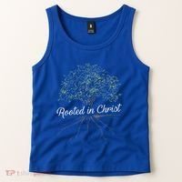 Rooted In Christ Christian Jesus Tank Top thumb 2