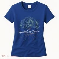 Rooted In Christ Christian Jesus Women's T-Shirt thumb 0