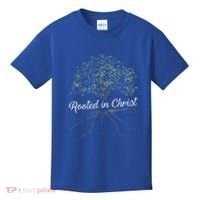 Rooted In Christ Christian Jesus Kids T-Shirt thumb 0