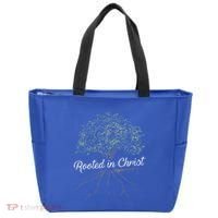 Rooted In Christ Christian Jesus Tote Bag thumb 0