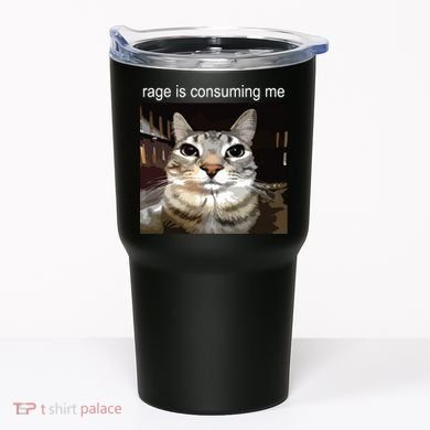 Rage Is Consuming Me Silly Staring Cat Meme Tumbler